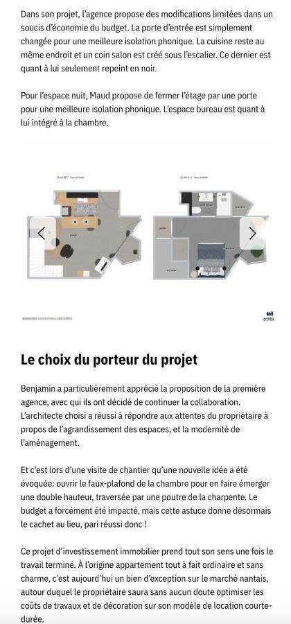 Sublime Duplex Nantes Cathedrale Apartment Exterior photo
