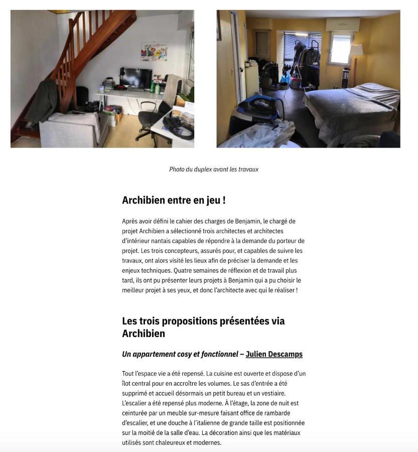 Sublime Duplex Nantes Cathedrale Apartment Exterior photo